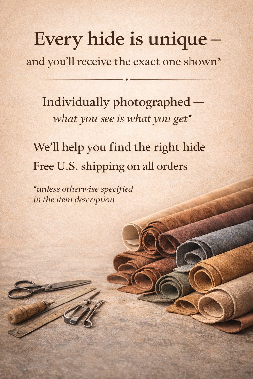 Leather Hides Banner