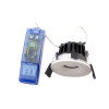 Matt white downlight with the LED dimmable driver