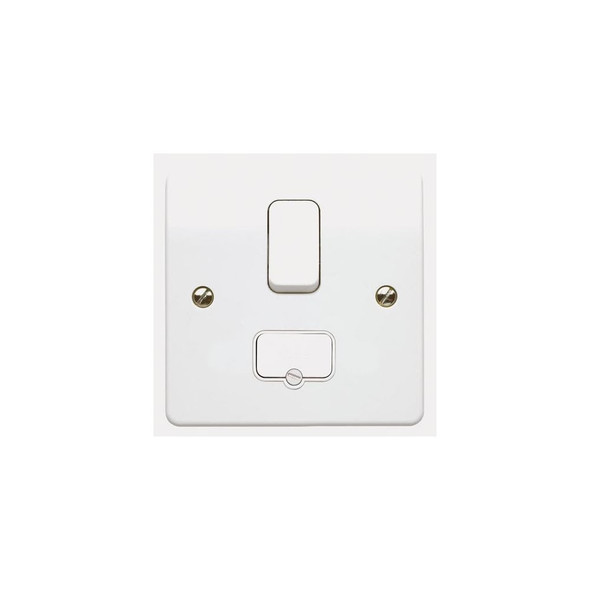 Logic Plus K1040 13 Amp Switched Fused Spur Connection Unit in White