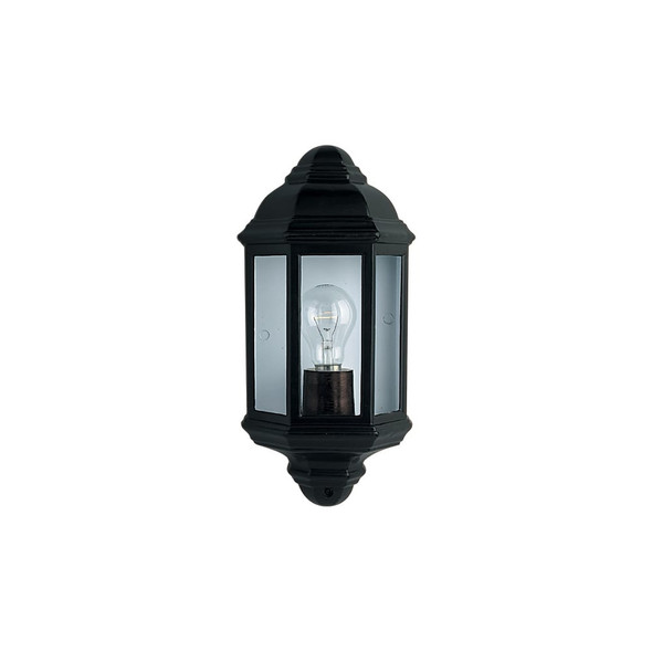 280BK Outdoor / Porch Wall Light in Black IP44