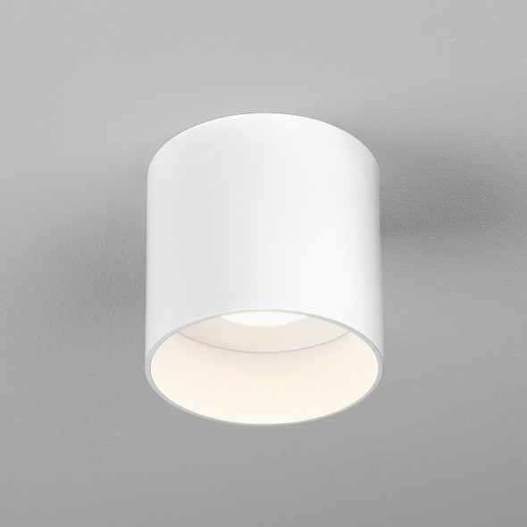 Osca Round 90 LED Flush Ceiling Light Technical Drawing