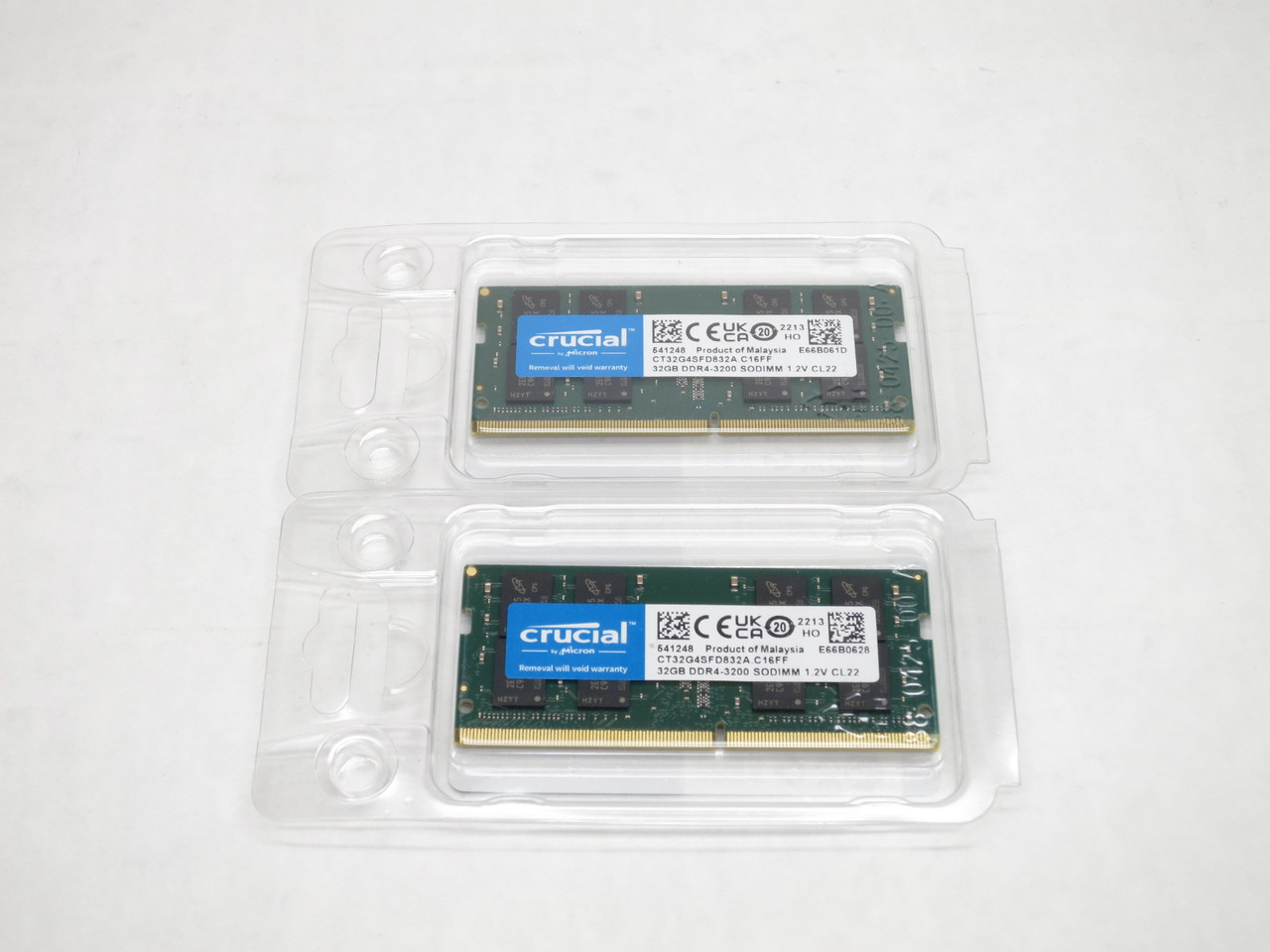 CT2K32G4SFD832A CRUCIAL 64GB KIT DDR4 3200 SODIMM 2Rx8 CL22 PC4