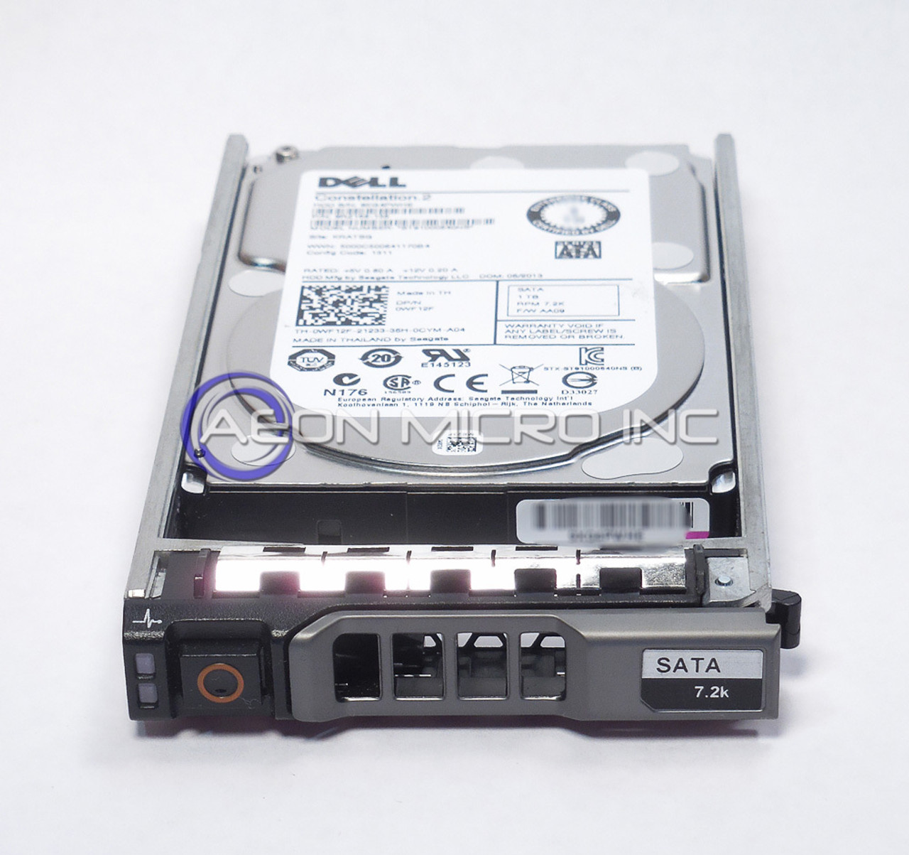 1 Year Warranty New Dell PowerEdge T320 Hot Swap 500GB 3.5" SATA Hard Drive 