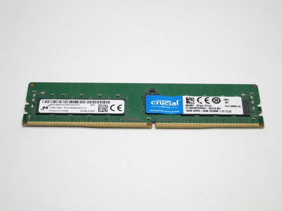 ddr4 16gx2枚 32g 動作確認済み ddr4 16gx2枚 32g 動作確認済み ② 動作確認済みCrucial DDR4 32G