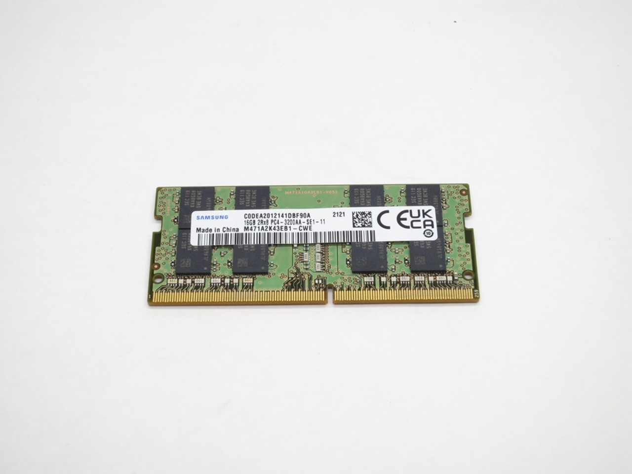 M471A2K43EB1-CWE SAMSUNG 16GB DDR4 3200 SODIMM 2Rx8 CL22 PC4-25600 1.2V  260-PIN MODULE - Aeon Micro Inc