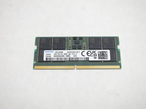 M425R2GA3BB0-CWM SAMSUNG 16GB DDR5 5600 1Rx8 CL46 PC5-44800 1.1V 262-PIN SODIMM MODULE