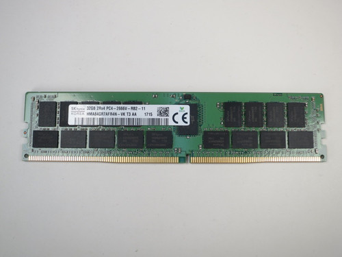 HMA84GR7AFR4N-UH HYNIX 32GB PC4-2400 ECC REG 2Rx4 DDR4 SERVER MODULE