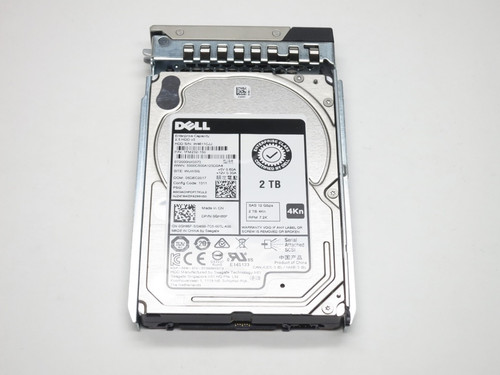 GH86F DELL 2TB 7.2K SAS 2.5" 12Gb/s HDD 4Kn 14Gen KIT FACTORY SEALED