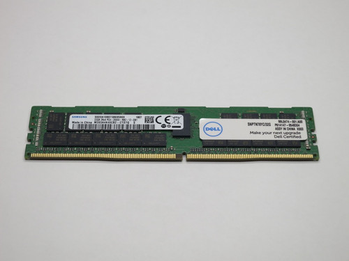 SNPTN78YC/32G DELL 32GB DDR4 2666V RDIMM 2Rx4 CL19 PC4-21300 1.2V 288-PIN SDRAM MODULE