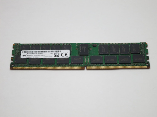 MTA36ASF2G72PZ-2G3A3 MICRON 16GB DDR4 2400 ECC REGISTERED DUAL RANK x4 CL17  PC4-19200 1.2V 288-PIN SDRAM MODULE