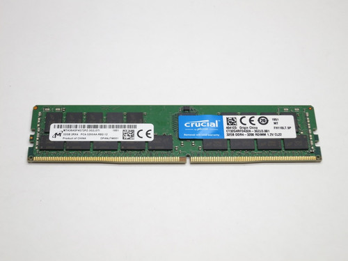 CT32G4RFD432A CRUCIAL 32GB DDR4 3200 RDIMM ECC REG 2Rx4 PC4-25600R SERVER MODULE