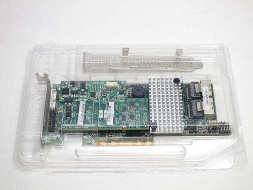 LSI 9266-8I MEGARAID 8P SAS/SATA 6G LSI00295 L5-25413-16 RAID CARD W/BOTH BRACKETS