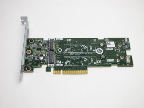 3JT49 DELL BOSS S1 PCIE 2X M.2 SLOTS CONTROLLER CARD W/ BOTH BRACKETS