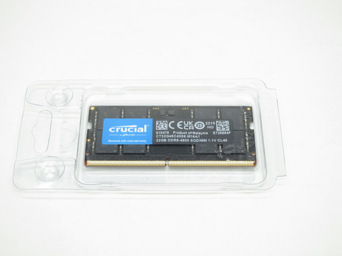 CT32G48C40S5 CRUCIAL 32GB DDR5 4800 SODIMM 2Rx8 NEW FS