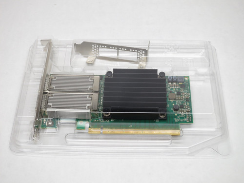 MCX416A-GCAT MELLANOX ConnectX-4 EN 50GbE dual-port QSFP28, PCIe3.0 x16,  network interface card, BOTH BRACKETS