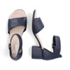 Rieker 64651-14 Block heel sandal with ankle strap