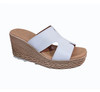 Oh My Sandals 5223 2508 LIN \ DOYA BLANCO High Wedge Mule