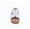 Oh My Sandals 5223 2508 LIN \ DOYA BLANCO High Wedge Mule