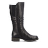 RIEKER Z9563-00 flat knee boot Black  Black