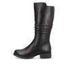 RIEKER Z9563-00 flat knee boot Black  Black