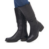 RIEKER Z9563-00 flat knee boot Black  Black