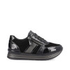 Remonte D1321-01 Platform laced Black Black color