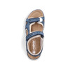 Rieker 64066-14 Trecking Sandal velcro straps Blue