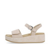 Remonte D1N50-60 Platform wedge sandal Cream