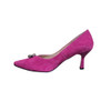 Emis 7975/042 High Heeled Dress shoe with extre width and diammoniate detail on the front Fuchia
