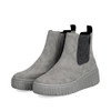 Rieker N2553-40 Chunky wedge slip on ankle boot Grey