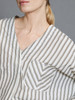 Skatie S05B96W Poplin striped shirt