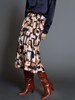 Skatie S05F48APF Geometric print skirt