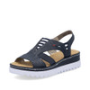 Rieker V44Y5-14 Ladies' sandals Blue
