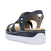 Rieker V44Y5-14 Ladies' sandals Blue