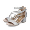 Rieker 64654-40 Ladies' sandals Silver/Platinum