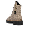 Rieker 72617-60 – Women's Houndstooth Lace-Up Boots