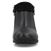 Rieker 47252-00 – Women's Black Ankle Boots with Zip