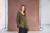 NAW25-327 Loose weave Knit V-Neck Sweater