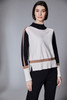 Peruzzi W25200 3 TONE KNIT Color ECRU BLACK (12)