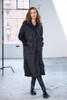 Naya NAW25201 Padded hooded coat with ribbed collar and pocket Black  09