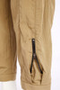 NAYA NAS26222 Pull up trouser with zip detail at cuff hem Tan 75