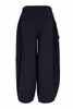 NAYA NAS26208 Baloon shape trouser with curved panel front and pocket detail Black  09