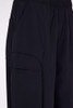 NAYA NAS26208 Baloon shape trouser with curved panel front and pocket detail Black  09