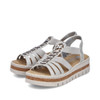 Rieker V4918-90 Sandal - from 30mm - Sport unit Elastic band (goring) Ladies' sandals