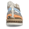 Rieker V7904-90 Sandal - from 30mm - Sport unit bur-fastener Ladies' sandals