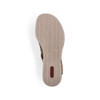 Rieker 69472-60 Over 50mm - Smooth sole - Heel/Wedge Elastic band (goring) Ladies' sandals