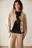 PERUZZI S26137 LUSTER LINEN PATCH POCKET JKT SAND