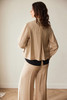 PERUZZI S26137 LUSTER LINEN PATCH POCKET JKT SAND