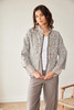 PERUZZI S26510 PRINT DOUBLE JACKET TAUPE/ECRU