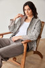 PERUZZI S26510 PRINT DOUBLE JACKET TAUPE/ECRU